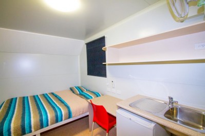 Compact Queen Van Room