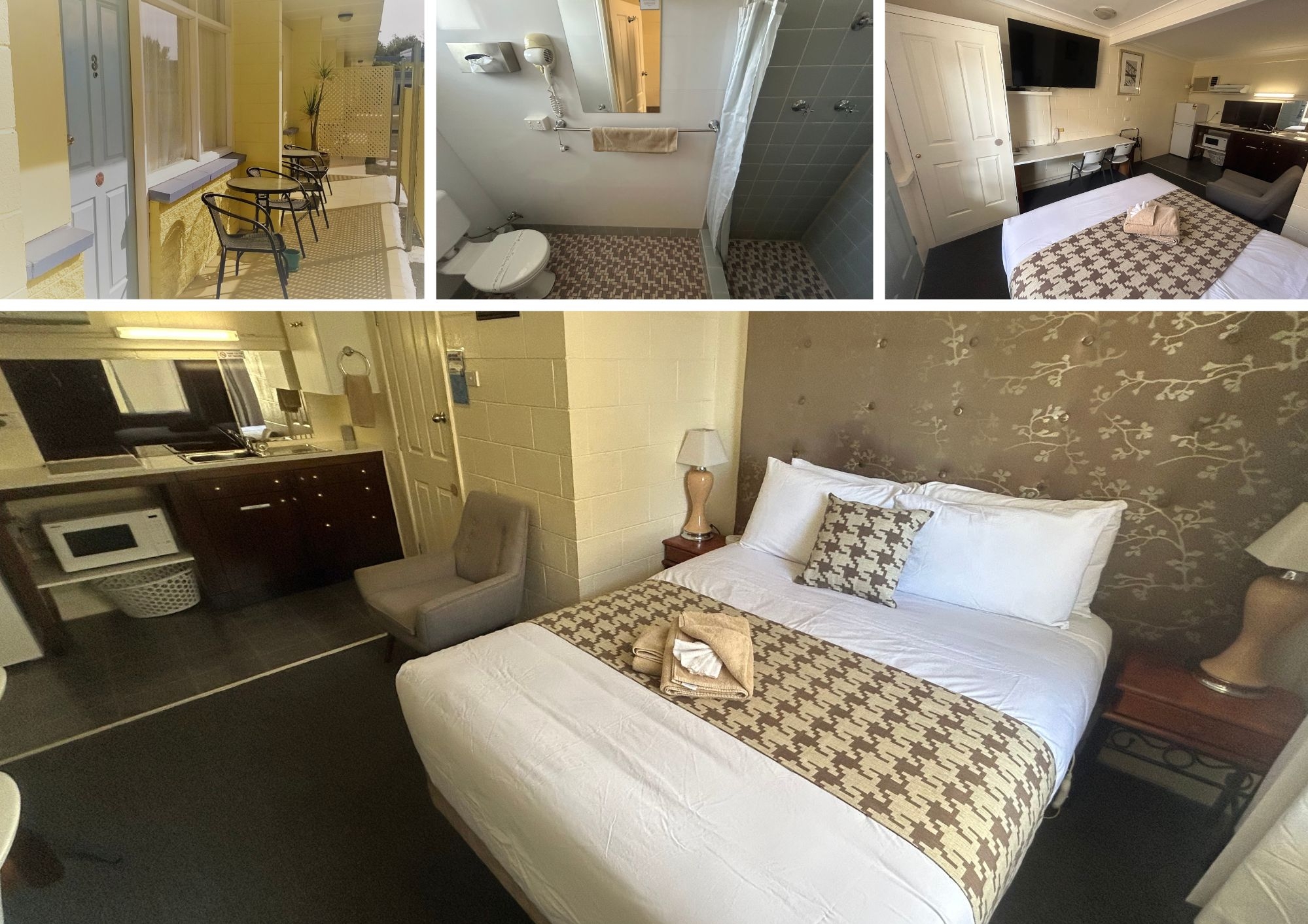 Queen Room With Fridge/Freezer