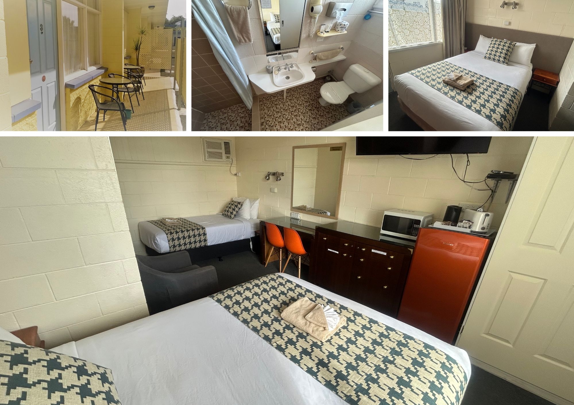 Twin Room With Fridge/Freezer