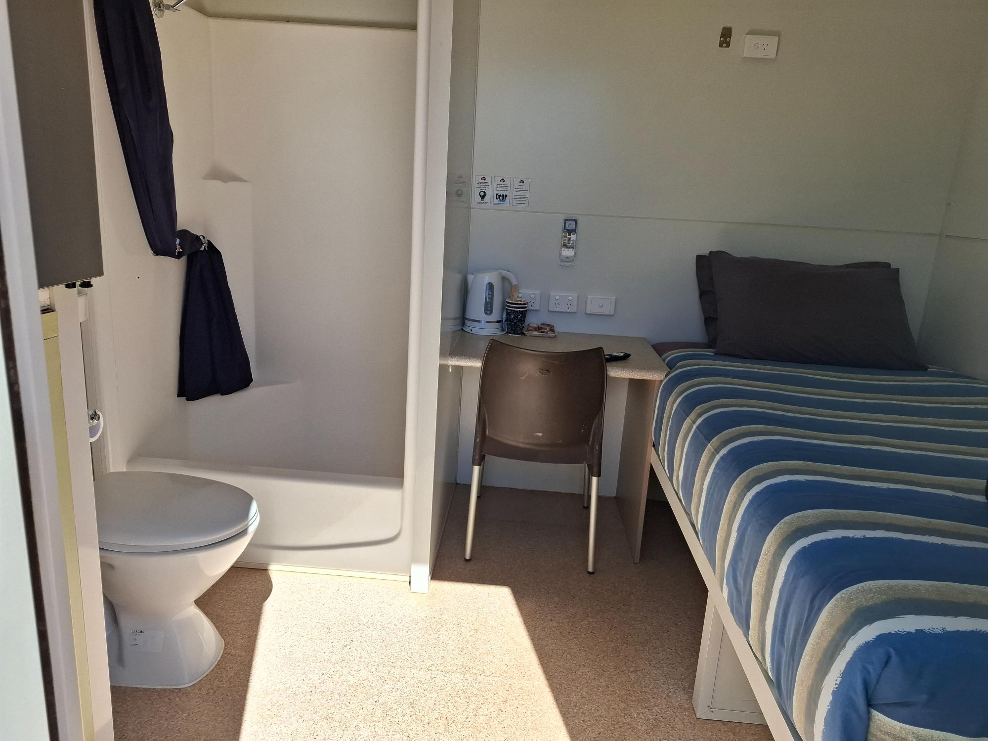 Compact Single Van Room